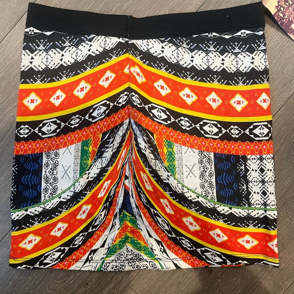 Colorful Patterned Women's Skirt